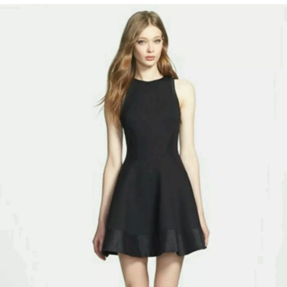 Ted Baker London Black Jimena Fit & Flare Dress